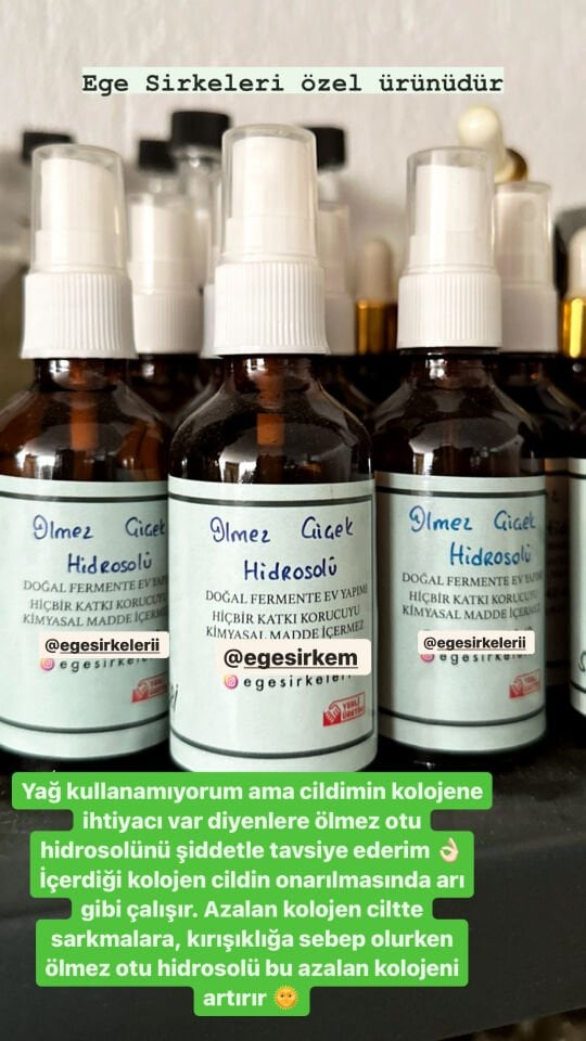 Ölmez Çiçek Hidrosolü